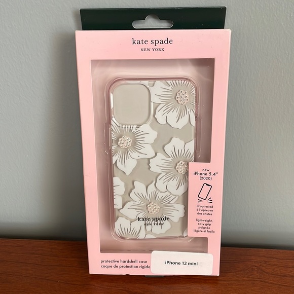 Brand New-Kate Spade iPhone 12 mini hard shell case - Picture 1 of 2